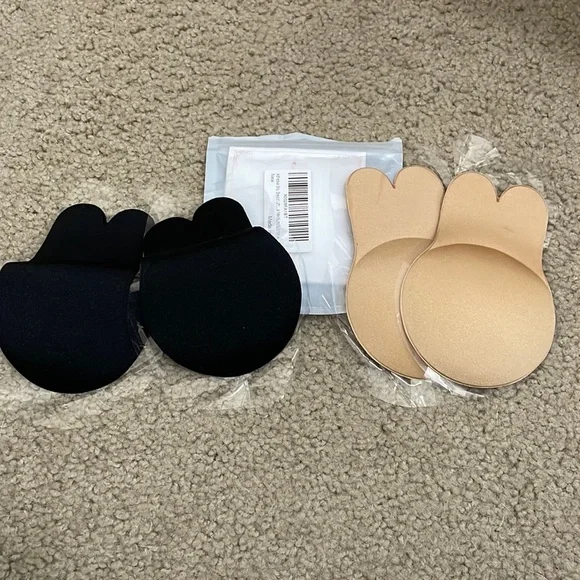 Black and Tan reusable stick on bra - Picture 1 of 1